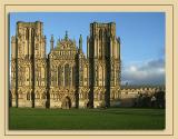 The difference the sun makes! Wells Cathedral