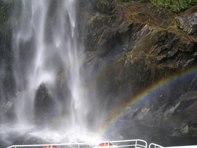 Rainbow in the falls