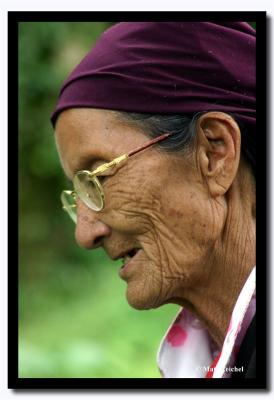 Bhutia Woman's Profile, North Sikkim