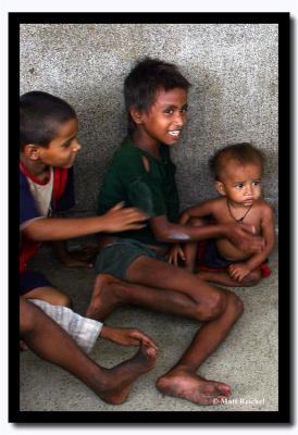 Train Station Begging Children, Siliguri