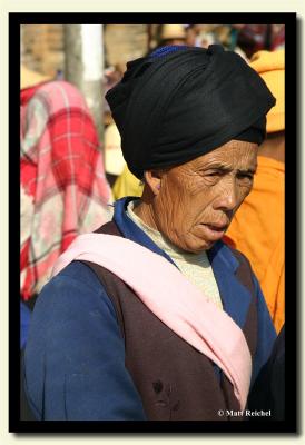 Blang Lady at the Weekly Market, Xishuangbanna