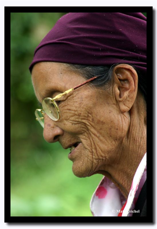 Bhutia Womans Profile, North Sikkim