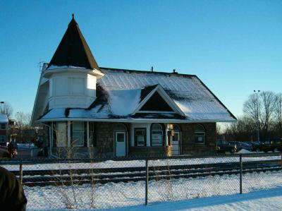 And we are here, this is Georgetown station at the end of the line