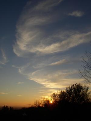 Sunset in Burnaby, B.C, Canada