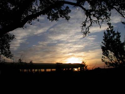 School bus at sunrise...7:00 AM