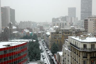 February 2005 - View of my window  - Avenue d'Ivry 75013