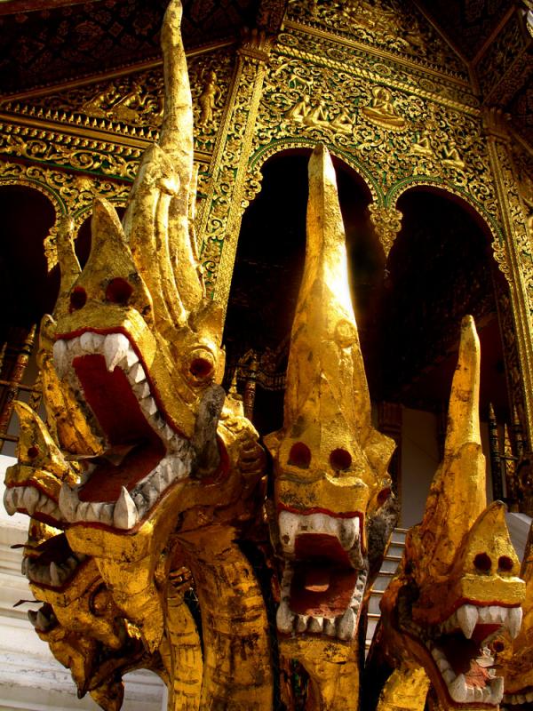 Four Nagas, Luang Prabang, Laos, 2005