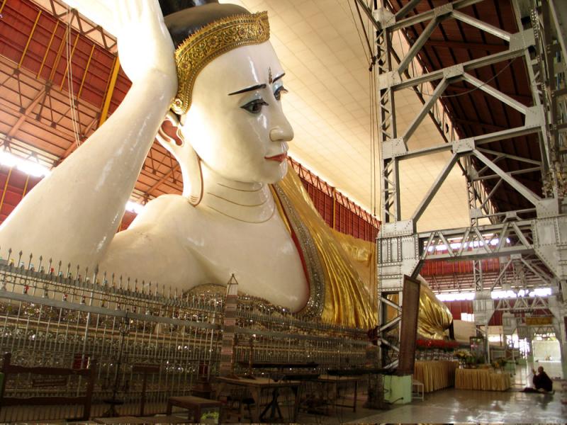Reclining Buddha, Yangon, Myanmar, 2005
