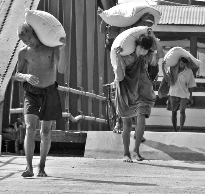 Heavy Burdens, Yangon, Myanmar, 2005