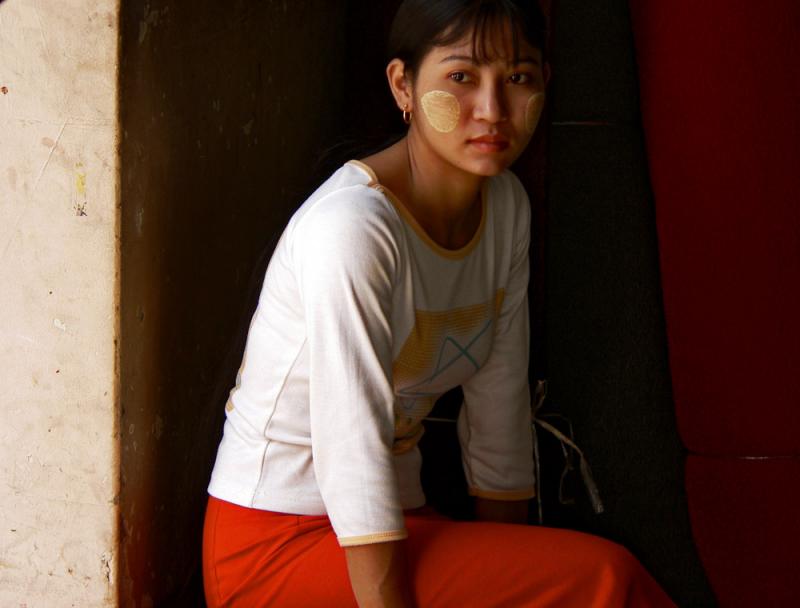 Shop Clerk, Yangon, Myanmar, 2005