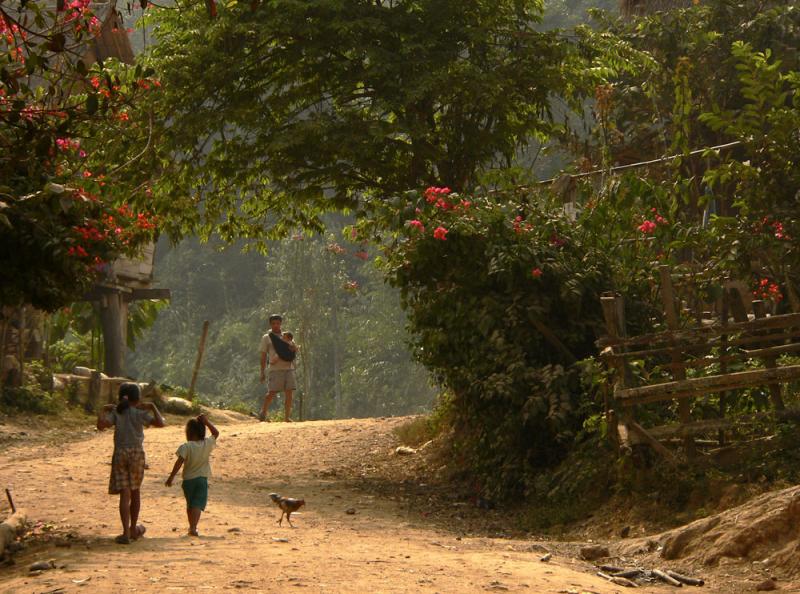 Walk of Joy, near Pak Beng, Laos, 2005