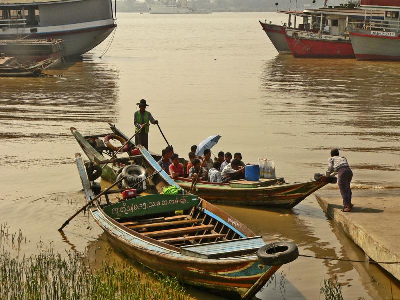 River Landing, Yangon, Myanmar, 2005