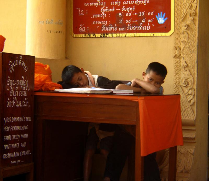 Nodding Off, Luang Prabang, Laos, 2005