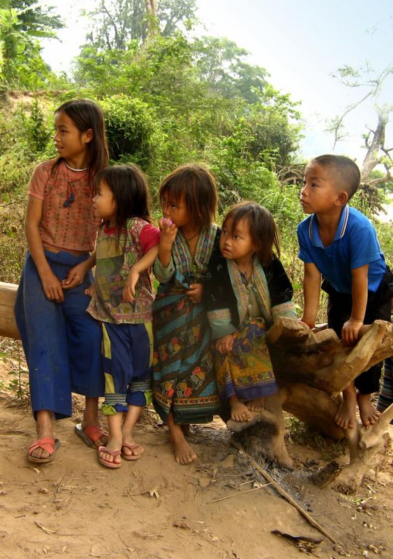 Hmong Children, near Pak Beng, Laos, 2005