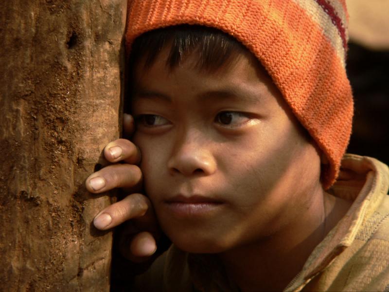 Boy in Knit Hat, Champasak Province, Laos, 2005