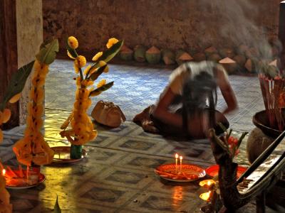 At Prayer, Vientiane, Laos, 2005