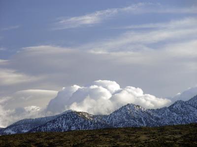 Snow Clouds Over The San Gabriel Mountains