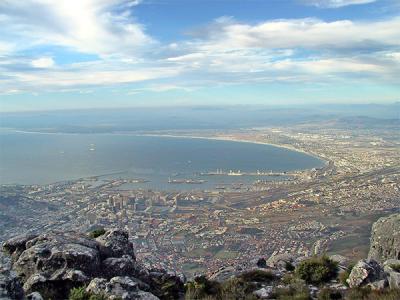 capetown from table mountain