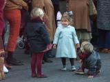 Spanish Kids waiting for parade to start