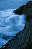 Waves And Rocks Near Wimbie Beach.JPG