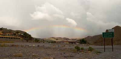Rainbow at Furnace Creek