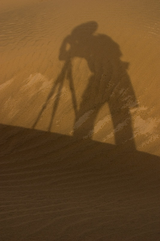 Stovepipe Wells Shadow Portrait