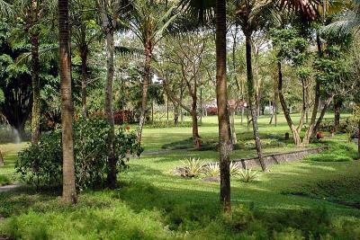 Gardens at Hyatt Regency Hotel in Yogyakarta