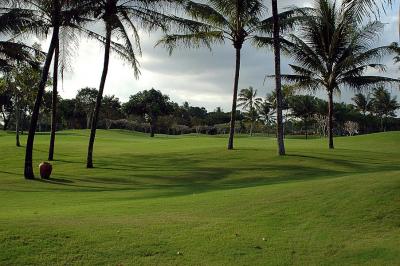 Golf course near Yogyakarta