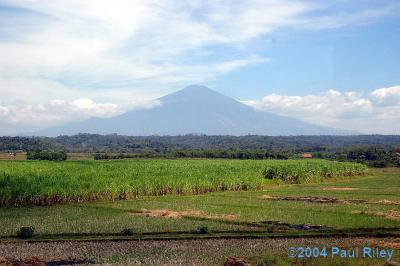 Indonesia from a train