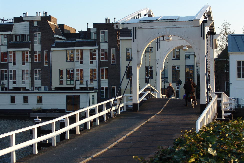 Rembrandt bridge, he lived just around the corner here.