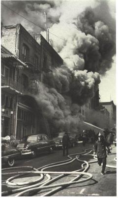 fire in chinatown 1950's