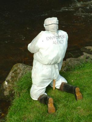 taking a water sample