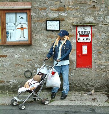 girl and buggy