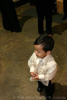 Praying after a wedding