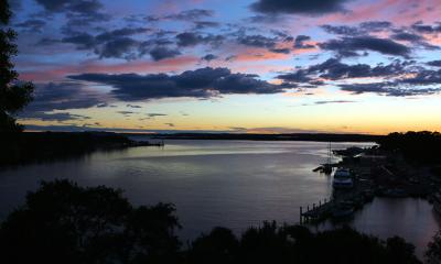 Strahan Harbour sunset