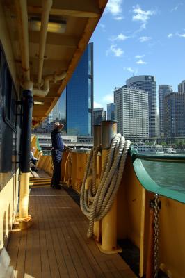 Manly ferry deck