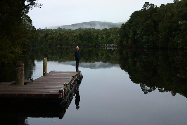 Fred at Gordon River wharf