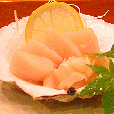 Sashimi at Hon-Shiogama