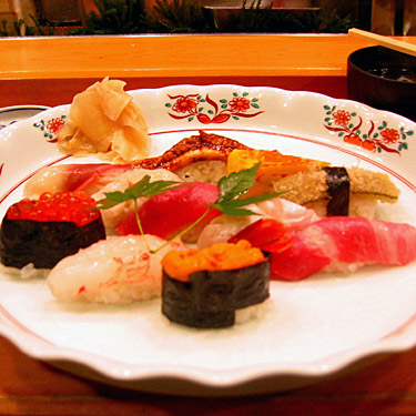 Sushi at Hon-Shiogama