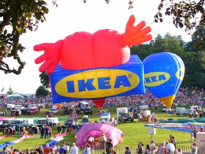 Ikea. Proud sponsors of the event