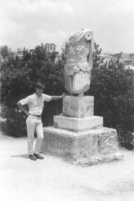 Steve White in Athens - June 1970