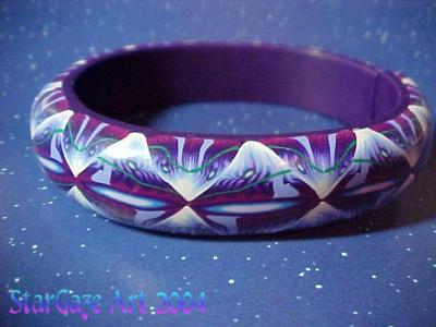 Purple Tweaked Segal-inspired cane Bracelet