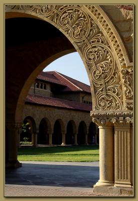 Memorial Court, Stanford by Michael Puff