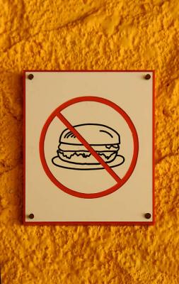 No hamburgers allowed