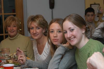 Jennifer, Jillian, Cindy, and Mom