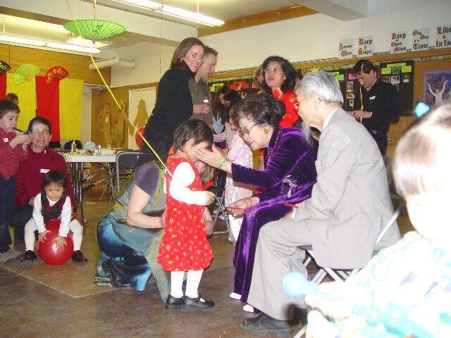 Receiving the Red Envelope Li Xi