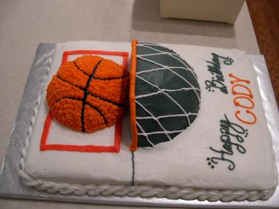 Basketball side view