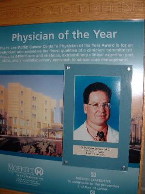 Dr Letson is physician of the year