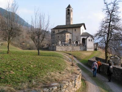 Church in Rossura, Ticino