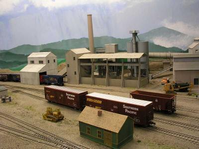 Cement Plant yard at McCloud